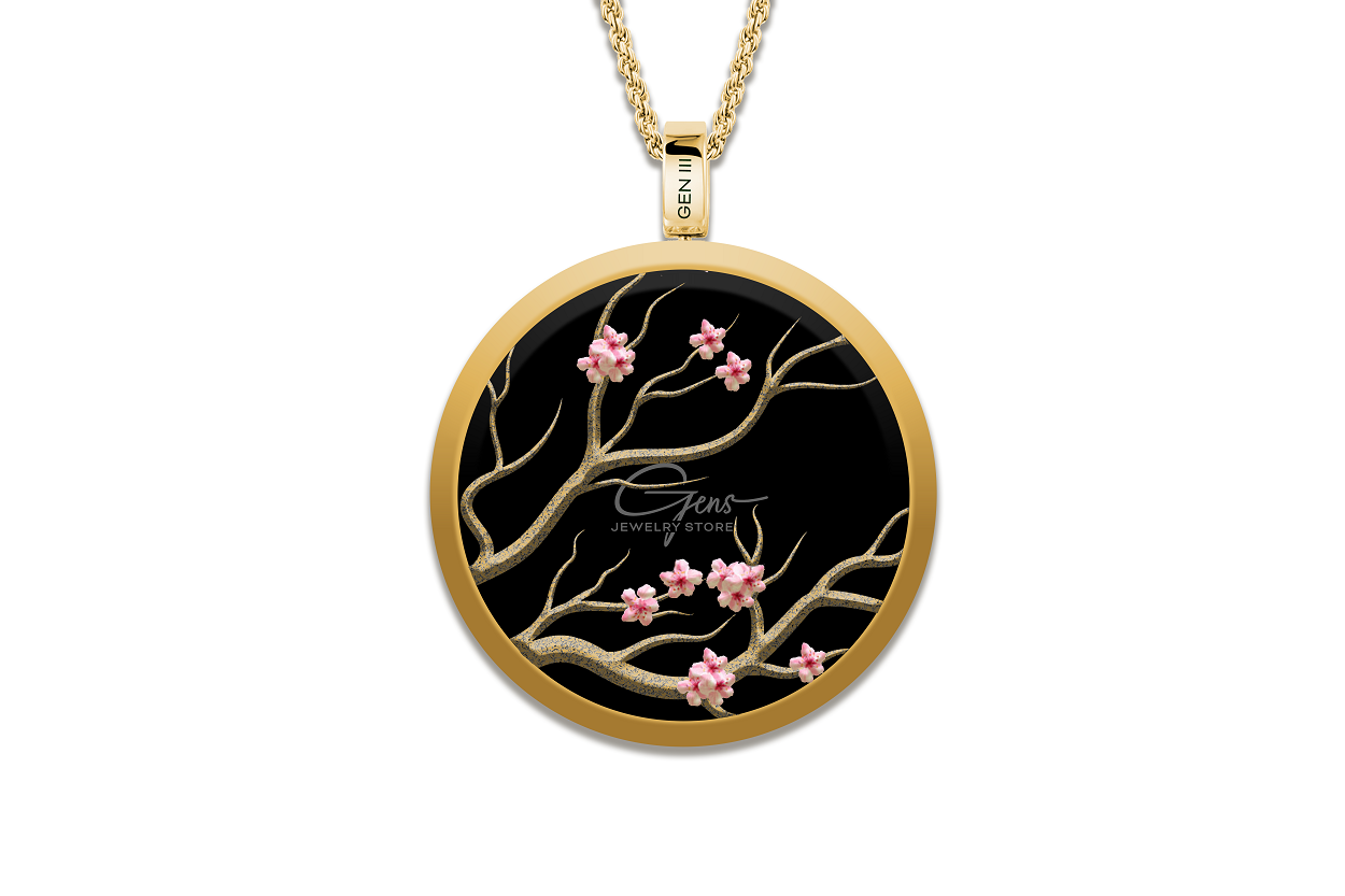 blossom pendant necklace