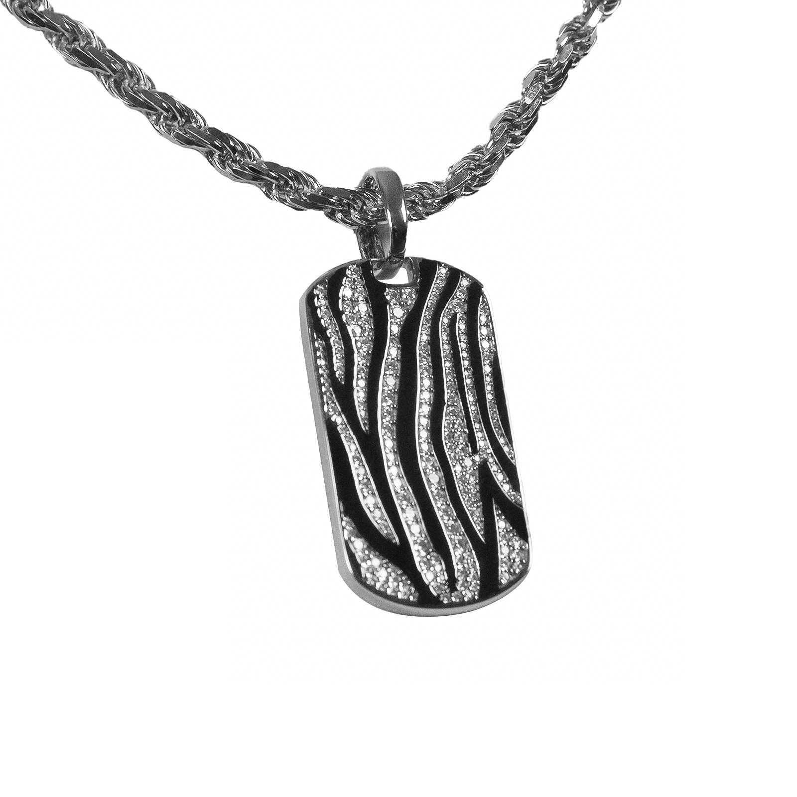 Animal Print Dog Tag