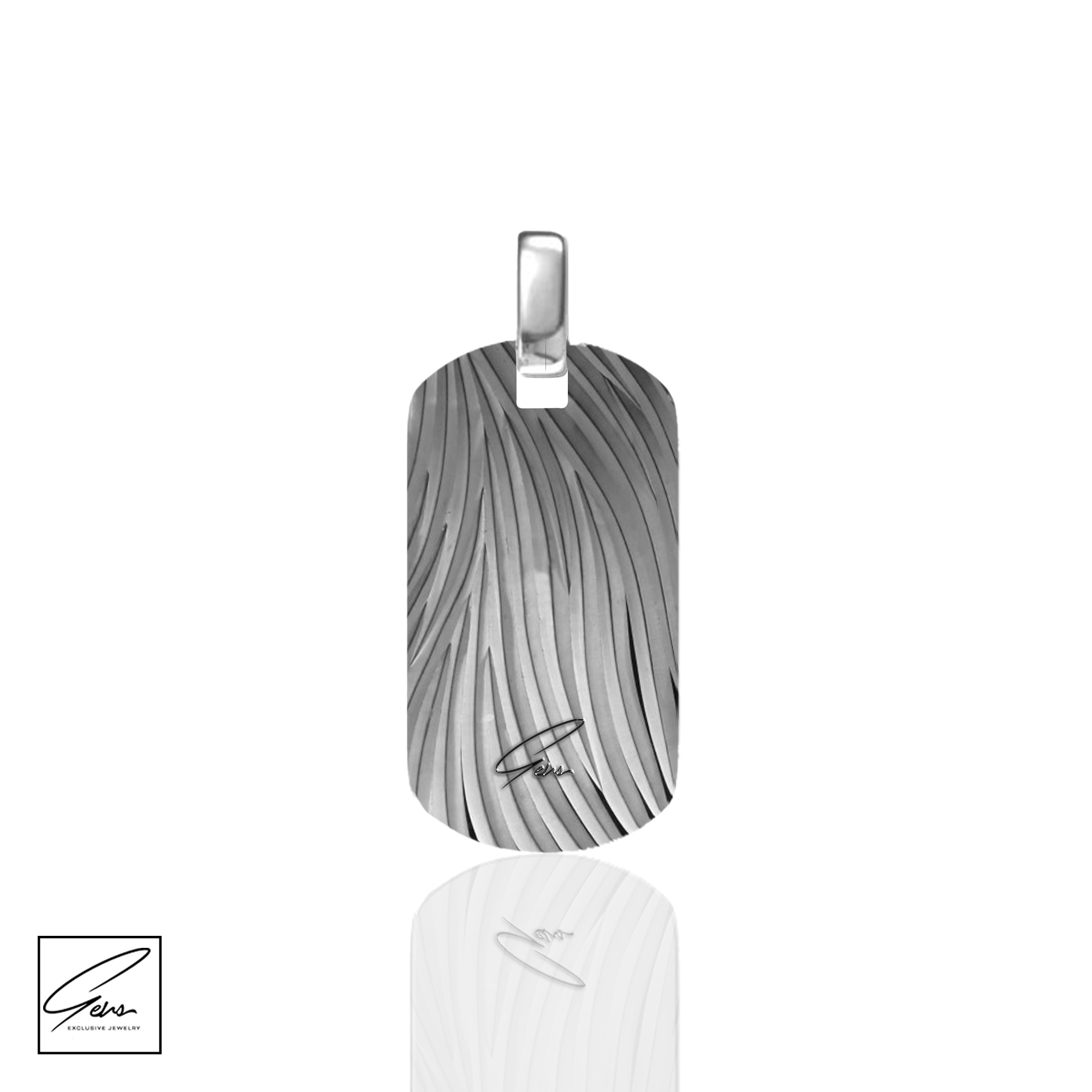 Azure Dog Tag